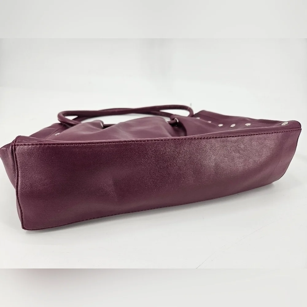 NWT D' Lino Purple Studded Purse Satchel Bag